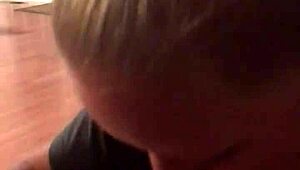 Wife Sucking Cock with Intense Blowjob Action