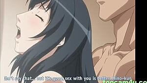 this slutty wife hentai cheats with big tits creampie