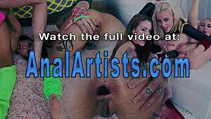 This babe getting her ass fucked raw