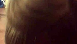 Wife Sucking Cock with Intense Blowjob Action