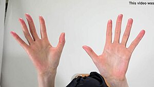 Wet Female Hands In Japanese Fetish Action!