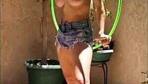 Liz Ashley Rips Clothes In Retro Shoot