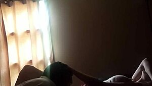 Sexy amateur moans as she gets her pussy licked intensely.