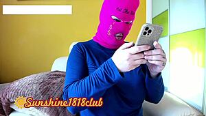 Royal Blue Skimaskgirl Busty Webcam Model Recording Show October 21st