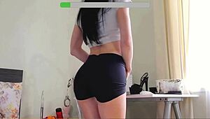 Dominate the cum challenge with metronome teen handjob!