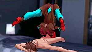 Pornstar Sucks Big Cock In Hentai Game!