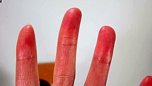 Wet Female Hands In Japanese Fetish Action!