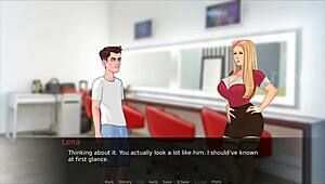 Pornstar Sucks Big Cock In Hentai Game!