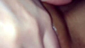 Big Black Cock Wife Masturbates And Squirts On Monster Cock