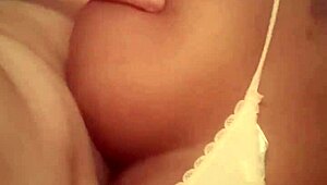 Hot homemade interracial blowjob threesome