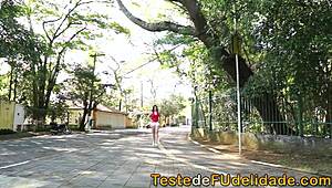 Sexo na obra com morena gostosa de big ass