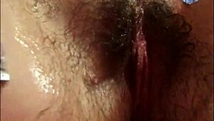 Teen Girl Shaves Very Hairy Pussy And Anus Close-Up