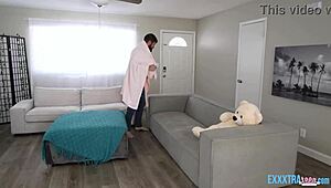 I feel so hot as a teen nurse roleplaying epic fucking at home