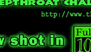 Sucking large 10-pounder with deep emotion