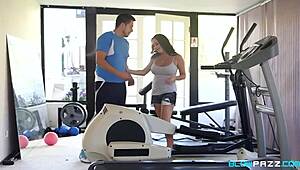 dayton raines, your intense workout calls for a deep blowjob finish