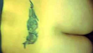 close up thick creampie drips from booty milf's pov