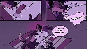 does that furry wolf eat the gay bird on the beach with cum