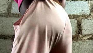 Crazy bitch rips clothes and teases till naked! 😈