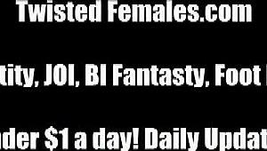 Sorority House Cleaning POV With Humiliation Domination And Ball Kicking