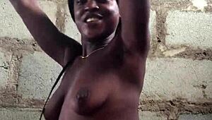 Crazy bitch rips clothes and teases till naked! 😈