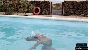 Tiny tits ebony teen 18+ model Agatha hooks up with Playboy. She bares it all outdoors!