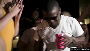 Insane BBC gangbang with four college girls