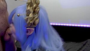 goth elf furiyssh giving blowjob