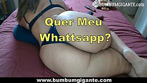 Brazilian slut loves sitting on big cock 😏