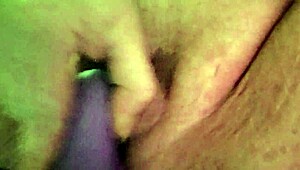 playing with my big tits and shaved pussy until i cum close-up