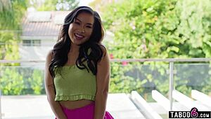 Up Close With Tiny Asian Teen Kimmy Kimm Loving Spanking!