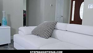 stepdaughter4k, nia nacci, squirts for white step dad pov. black big tits explode!