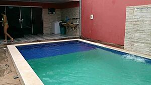 Peguei A Gravidinha Dentro Da Piscina AllË Pjtx