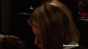 Big boobs girls whipping one innocent girl