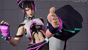 In this hentai, a fierce femdom queen dominates with face sitting.