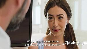 स्लंबर पार्टी क्यूटी, क्या तुमने बेस्टिज स्टेपडैड को फेपिंग करते हुए कैच किया? ओएमजी!