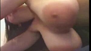 Big Boobs Girl Strokes Cock, Sucks Hard, and Gets Pounded Deep