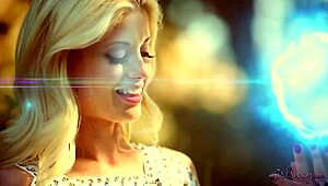 Dahlia Sky and Charlotte Stokely orgasm in lesbian muff diving!