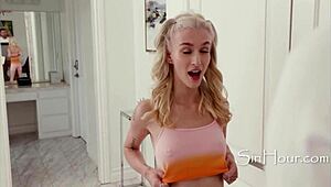 petite teen experiences anal sex at first sight