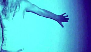 Female and male strippers tease crowd with erotic dance moves