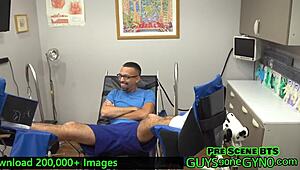 Cum clinic extraction with naked doctor Angel Ramiraz