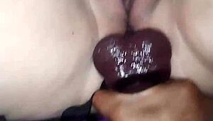 I tol' my cuck to fuck my ass, I scream'd madly cummin' from ass n pussy