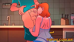 Giving It Up During Morning Coffee in Wild Anime Hentai Action. This Scene Pushes Boundaries with Raw Intensity.