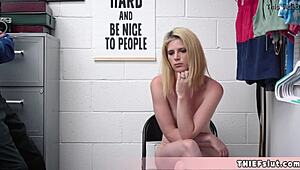 Petite teen gets roughly fingered and bent over for intense doggystyle blowjob