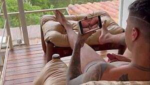 Homemade video of my young wife riding like a cowgirl