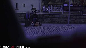 cute 18+ spanish babe gives blowjob and gets hardcore in car