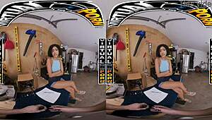 Helping Sexy Mixed Race Daughter Dani Diaz Ace The Exam POV With Petite Shaved Body