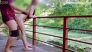 Fuck Beautiful Girl and Show Off Entire Resort