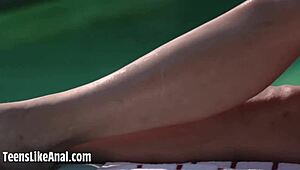 Adorable Jillian Janson Stars in Outdoor Anal Hardcore Show