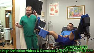 Cum clinic extraction with naked doctor Angel Ramiraz