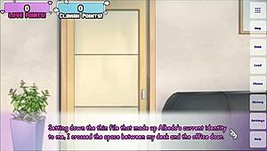 Waifu Hub S5 Albedo parody begins with sweet succubus strip tease